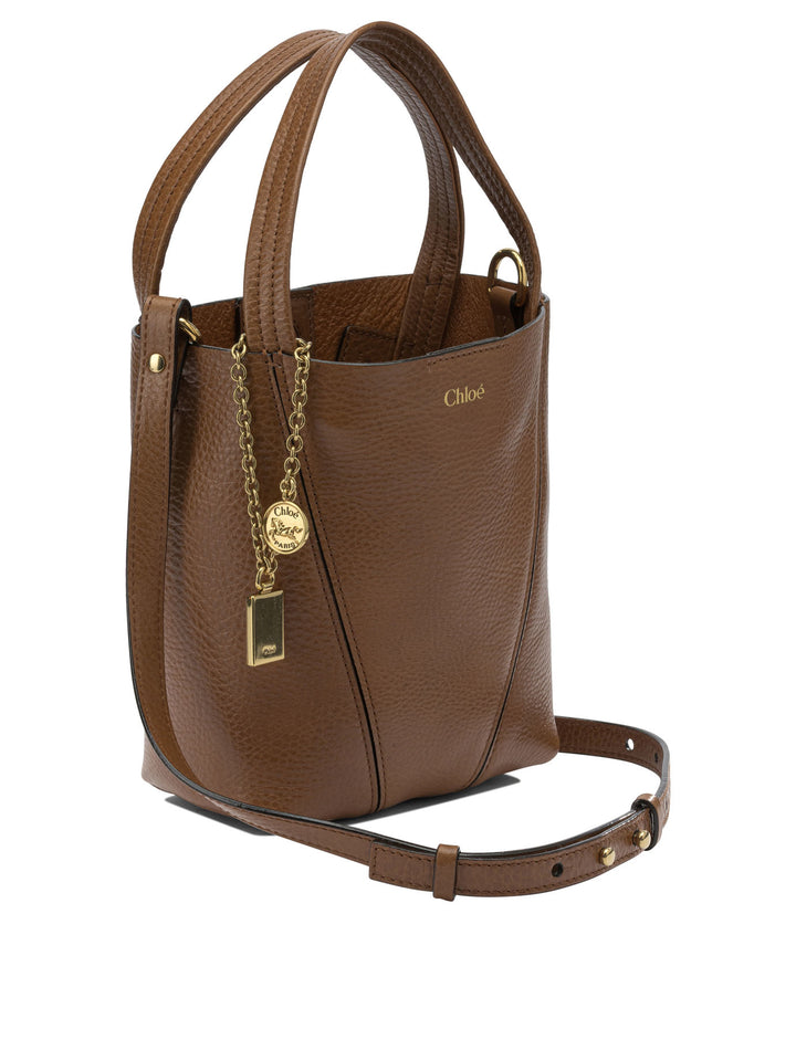 Chloé Spin Handbags - Brown | 7600cd3f8712d2d8811c9d42f28382a6eac3eebe