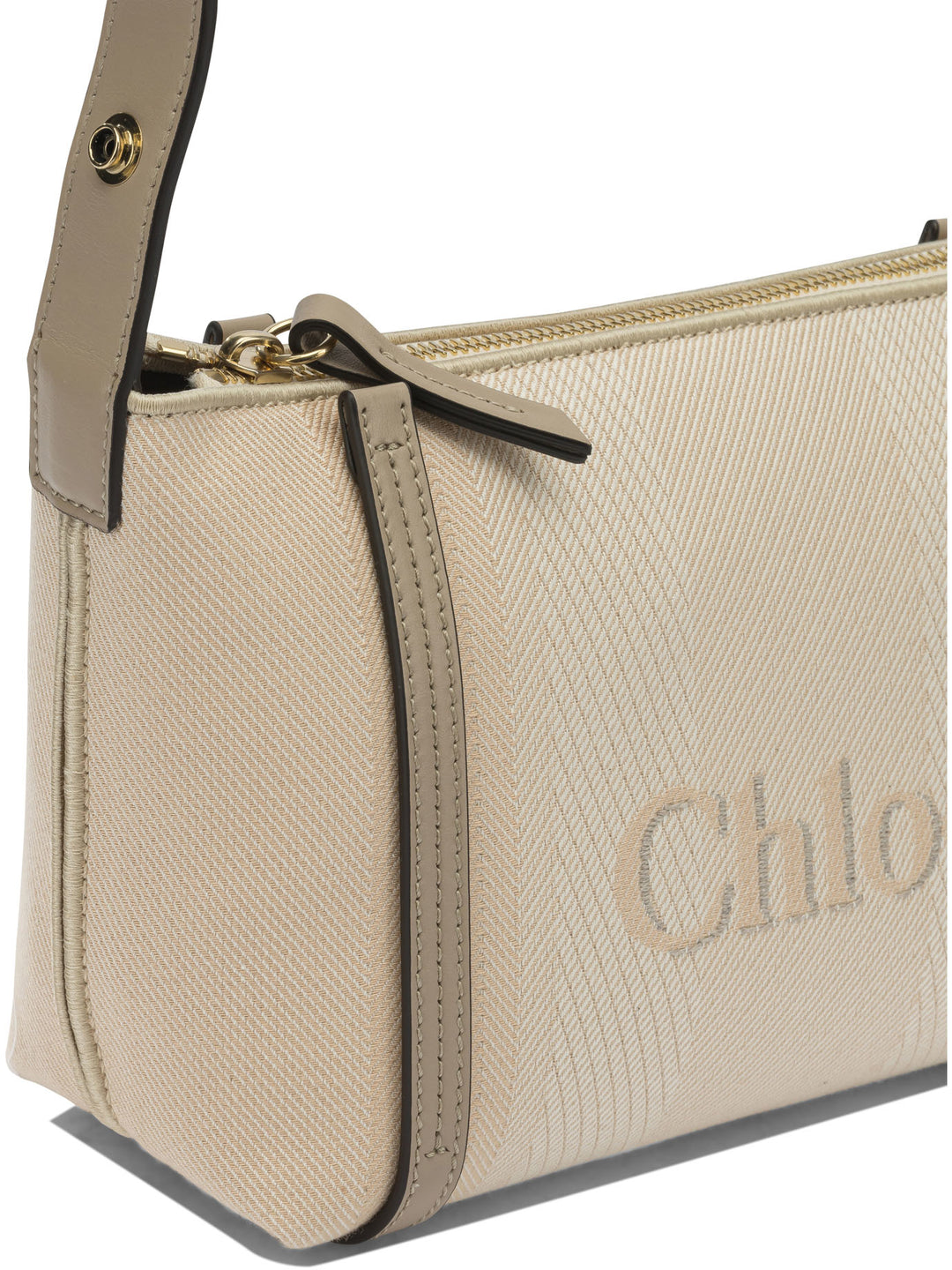 Chloé Carry Shoulder Bags - Beige | 88d290ae48cc4e9edb7309884e6122e2aff9ba43
