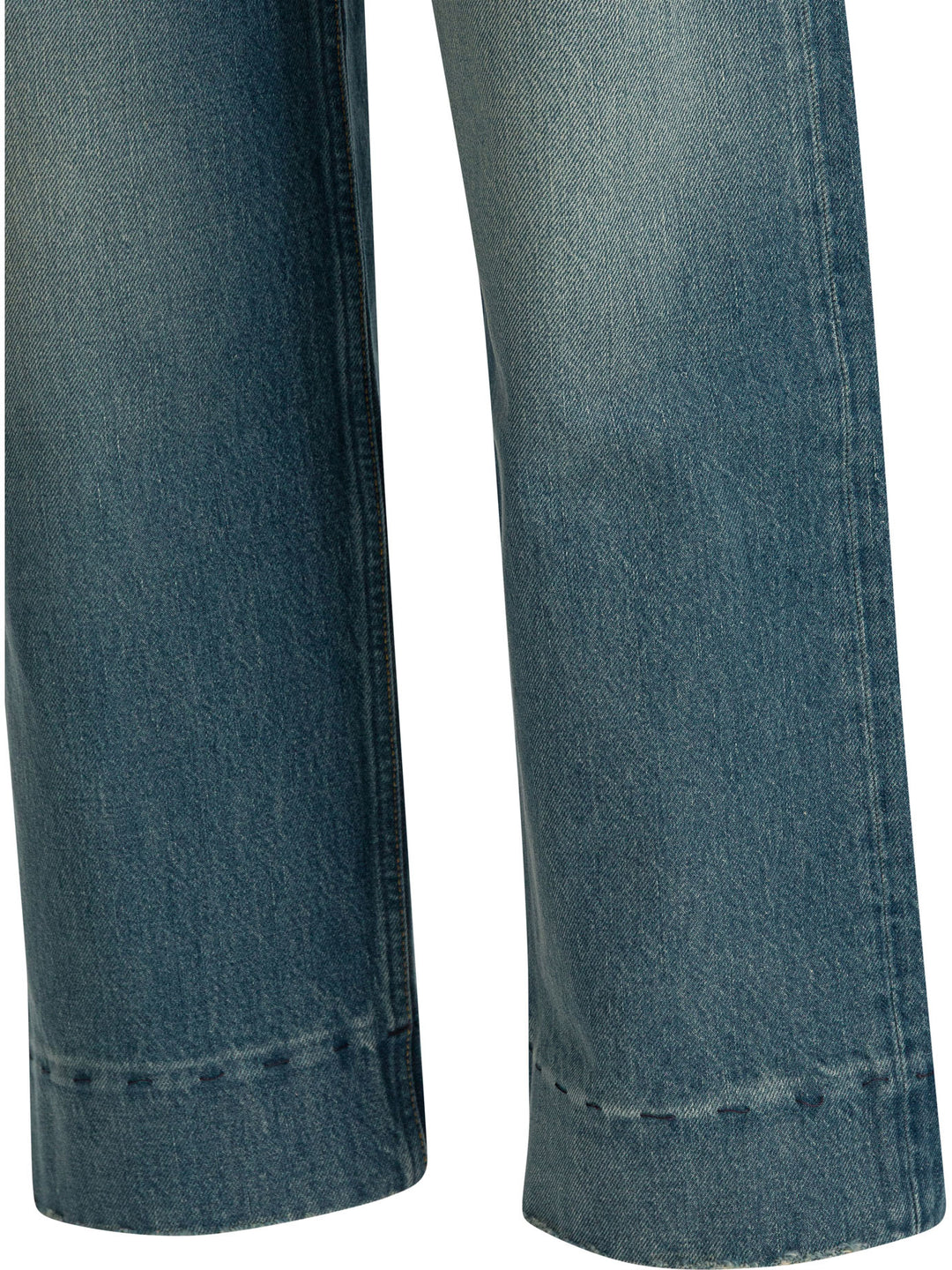 Chloé Short Wide Leg Jeans - Blue | eae5e03c6982c432487a5a0aa99b8a4c395b2df6