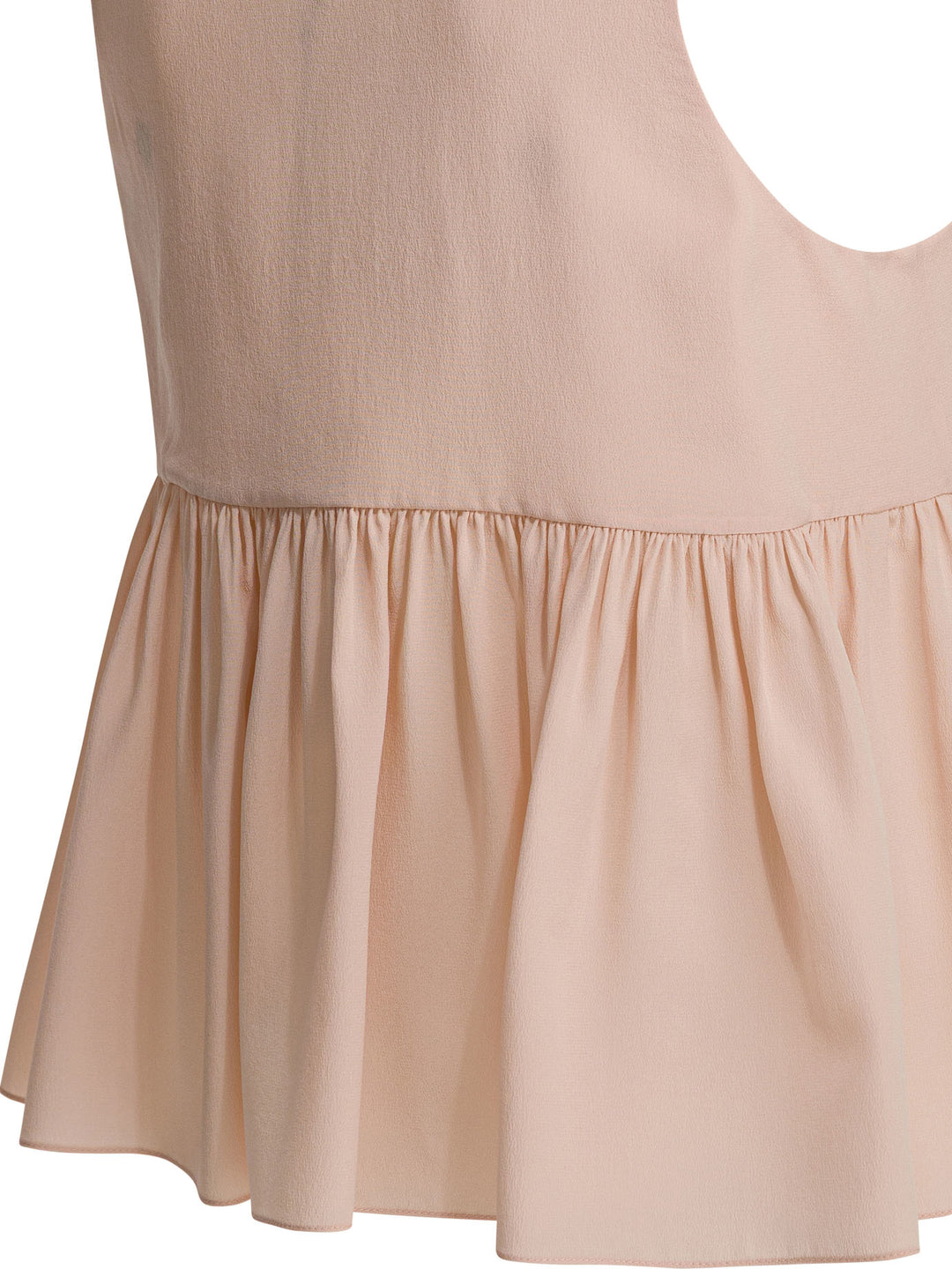 Chloé Silk Crepe De Chine Top Tops - Pink | 0de3fcbe75f36f518444dec9b4ff007eebb7d4b3