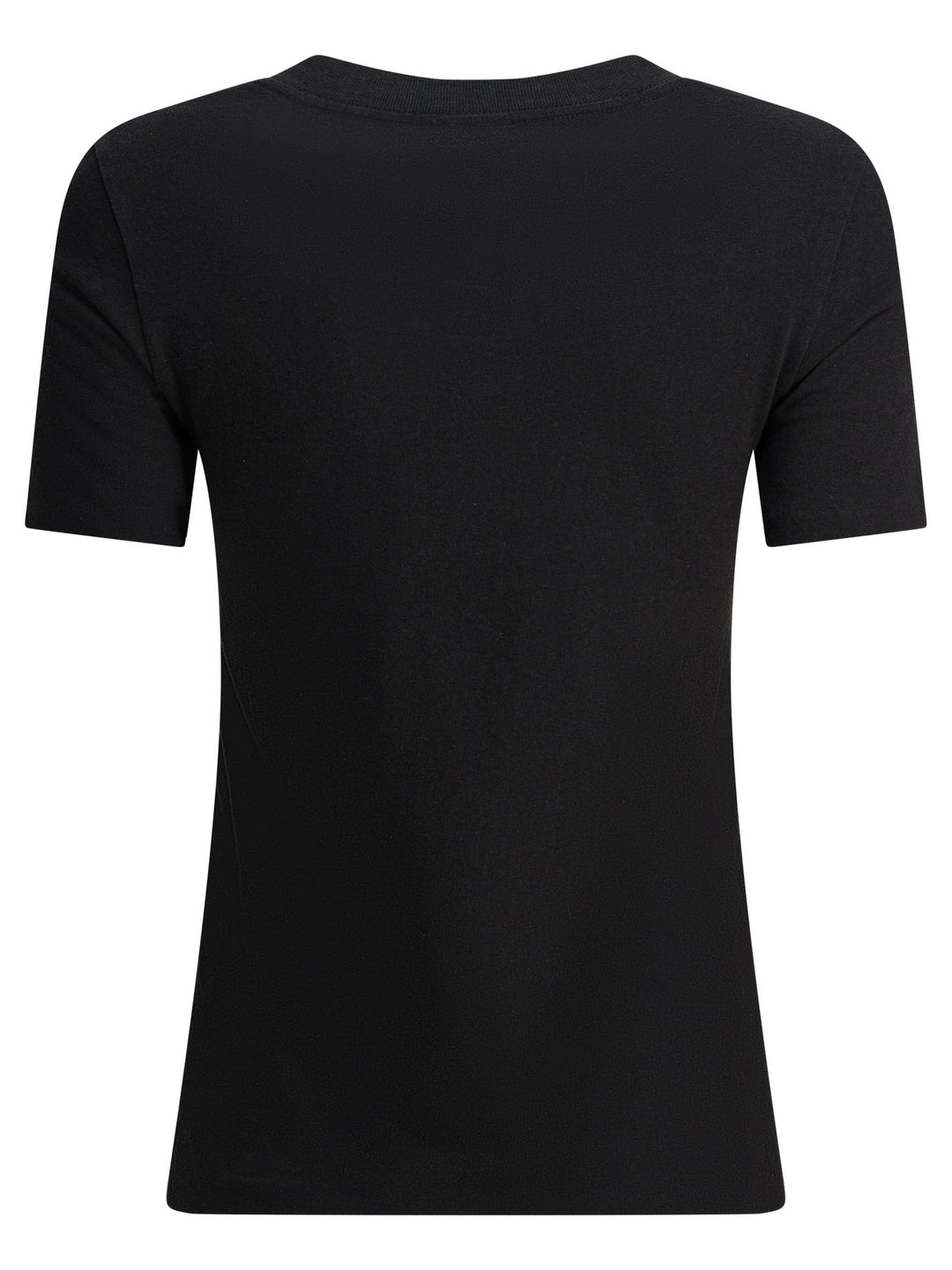 Chloé Cotton T-Shirt With Logo T-shirts - Black | a07b0cbcecd10198c083724b9fed97dc9eb591aa