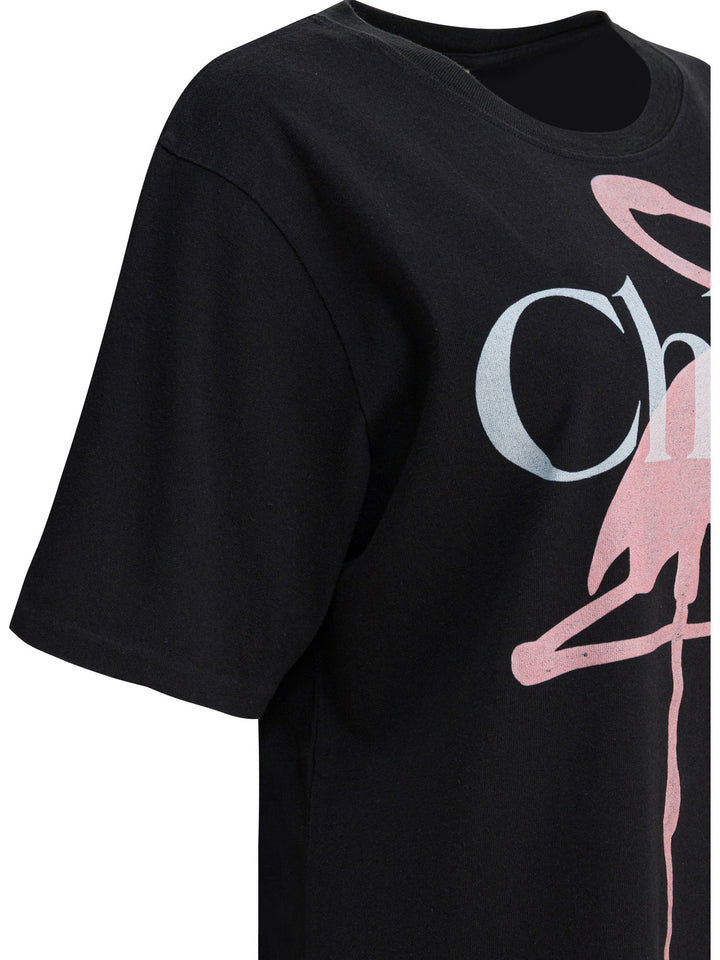 Chloé Cotton T-Shirt With Logo T-shirts - Black | 6a6eb03176d673942648658af321d6b5645f53f8
