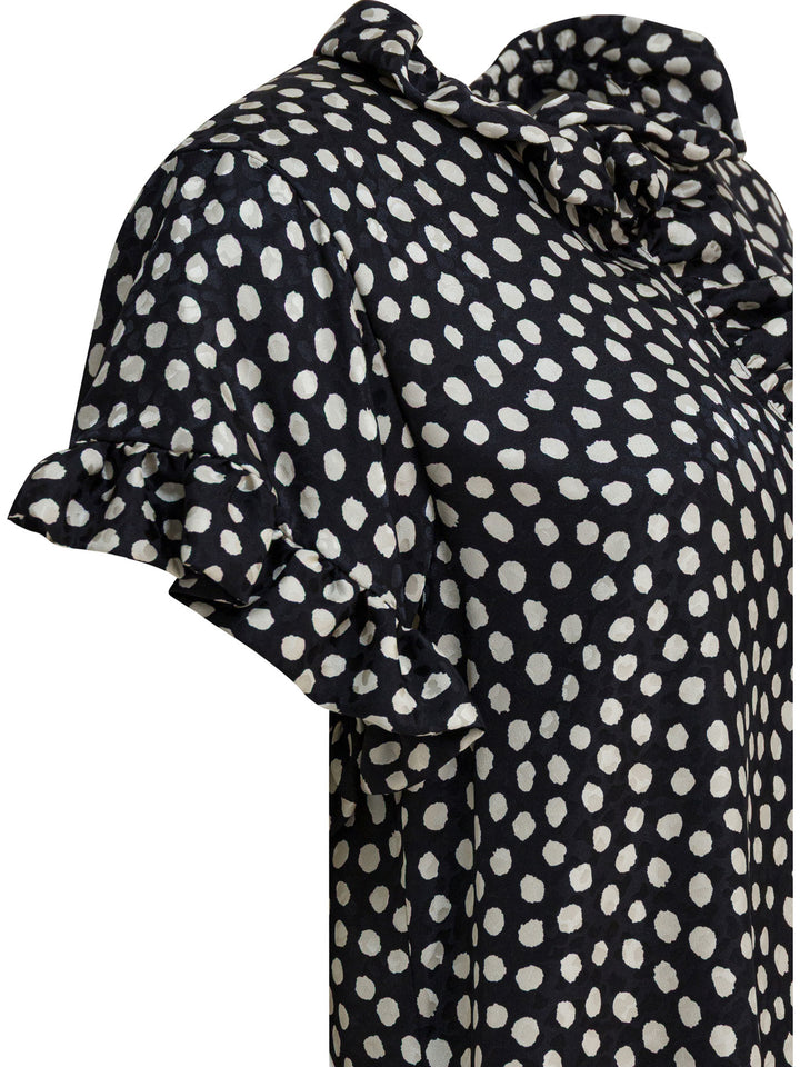 Chloé Short Silk Dress Dresses - Black | 84927eb720f4a8a4880224692bbf50cec5f3e72a