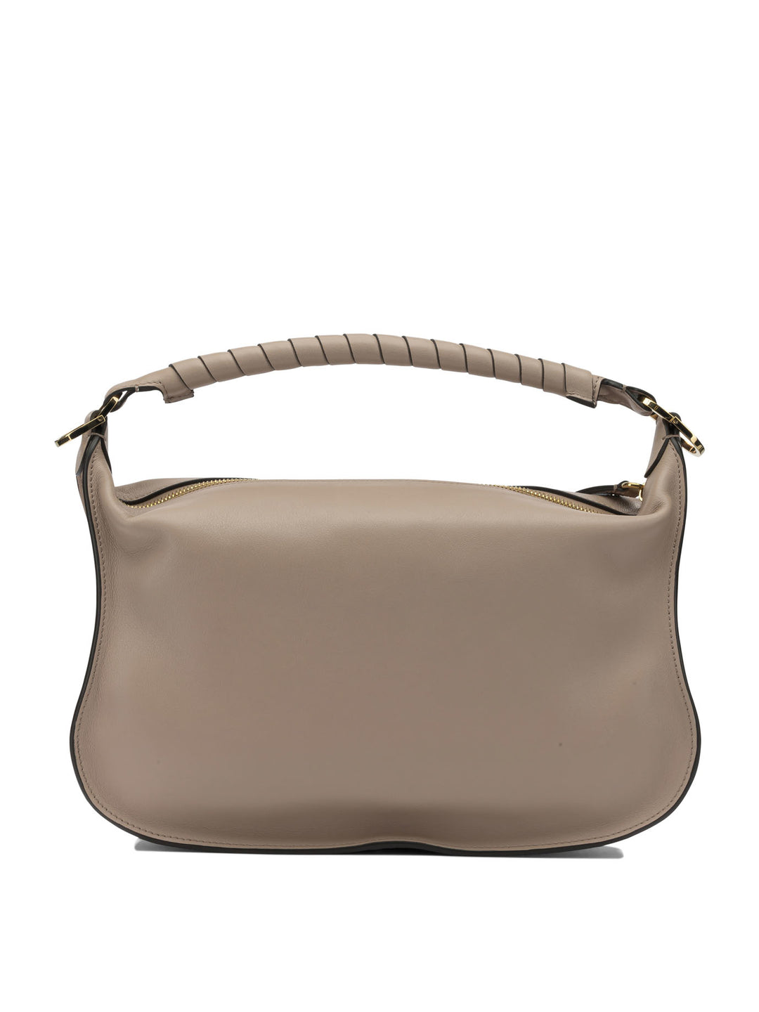 Chloé Marcie Shoulder Bags - Beige | dbea781b0248ba8bccac0d0cd086b83bfb5719ec
