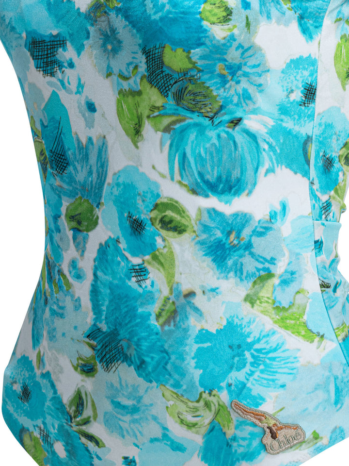 Chloé One-Piece Swimsuit Swimwear - Light blue | fc63fa5f352c4db62a421267d62156b79df29323