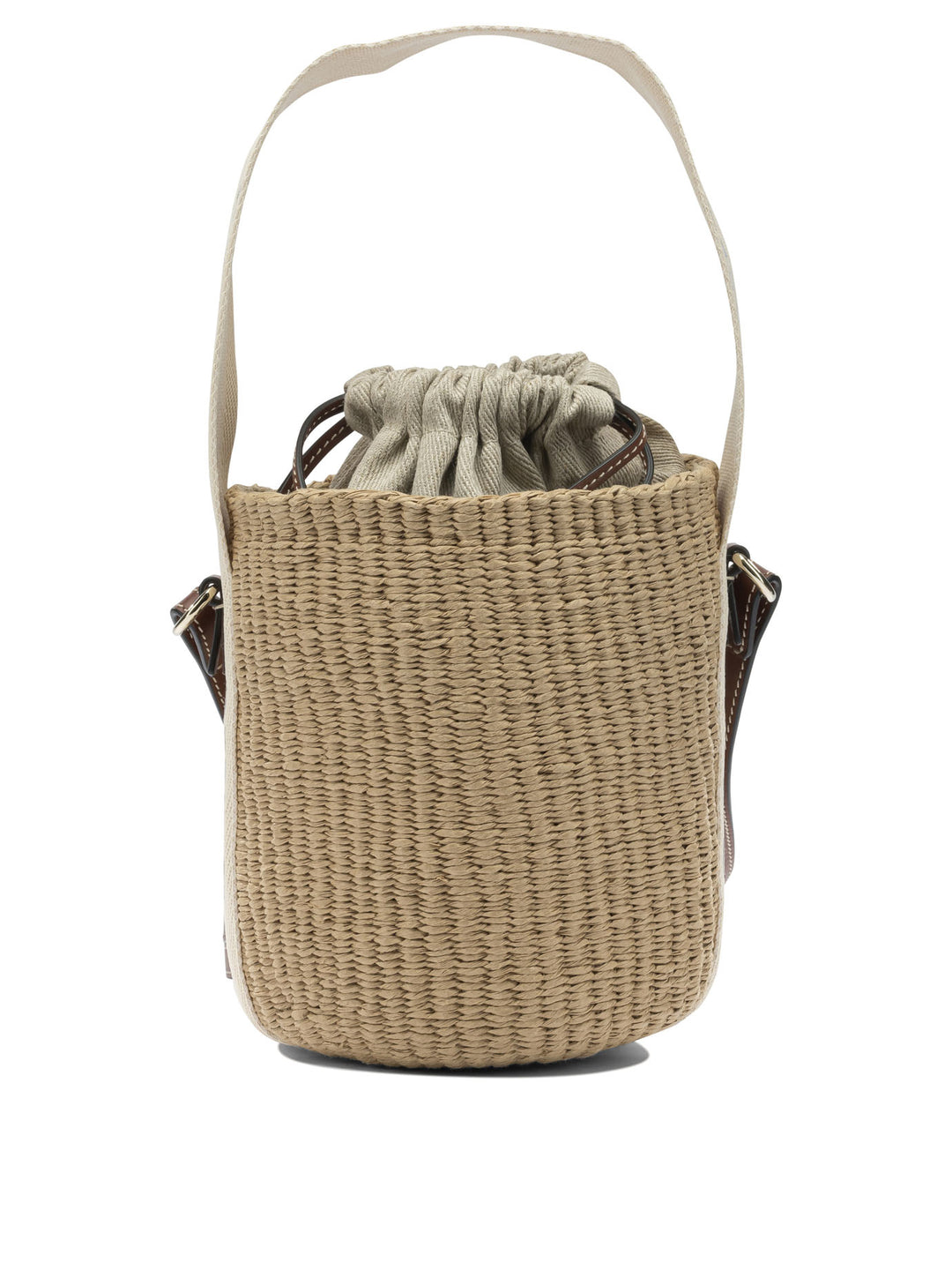 Chloé Woody Shoulder Bags - White | 8b6682c0477dee864df45a7c899a7e5f94d1379e