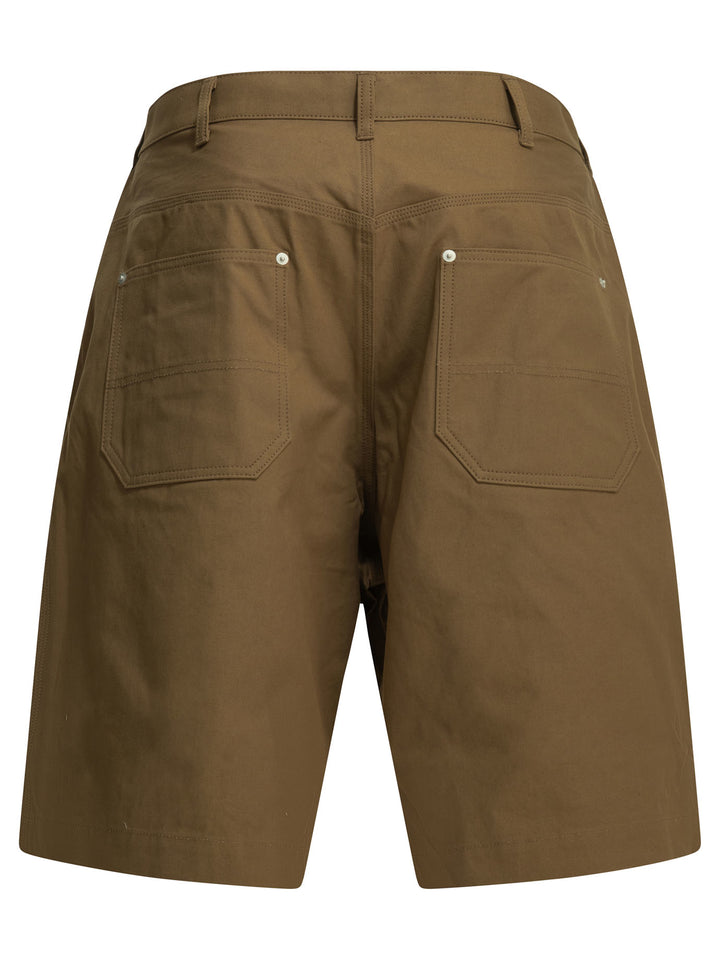 Comme Des GarçOns Homme Formal Cotton Shorts - Brown | ca6ade55671ef7a5dec42d48d70b2b86bf1e80b4
