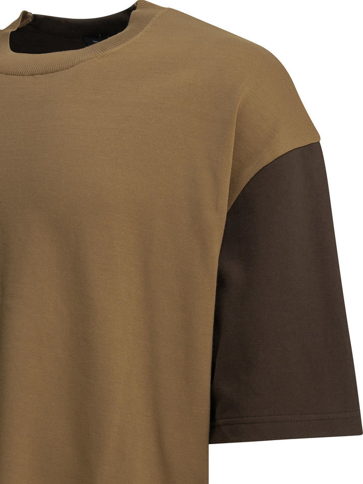 Comme Des GarçOns Homme Crew-Neck T-Shirt T-shirts - Brown | 79a3dcb94a5f3a94642b11b5d5ce17131d8c3ab2