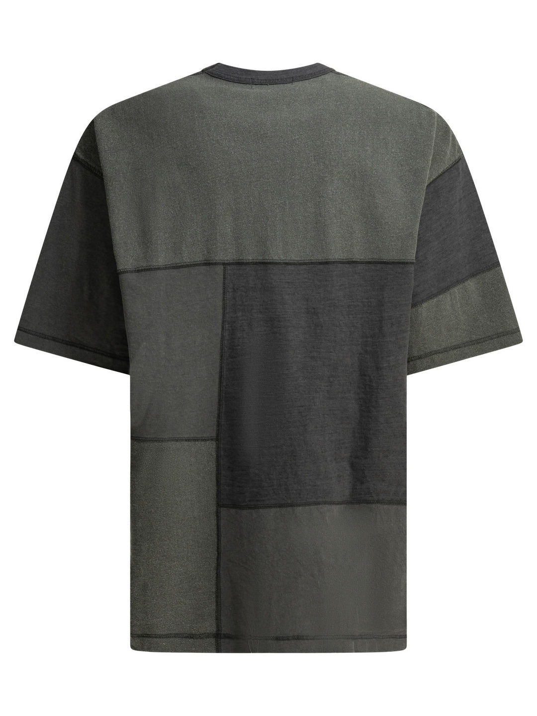 Comme Des GarçOns Homme Patchwork Crewneck T-Shirt T-shirts - Black | 6d631ae5586609796a8ce456776569f0f4d7318e