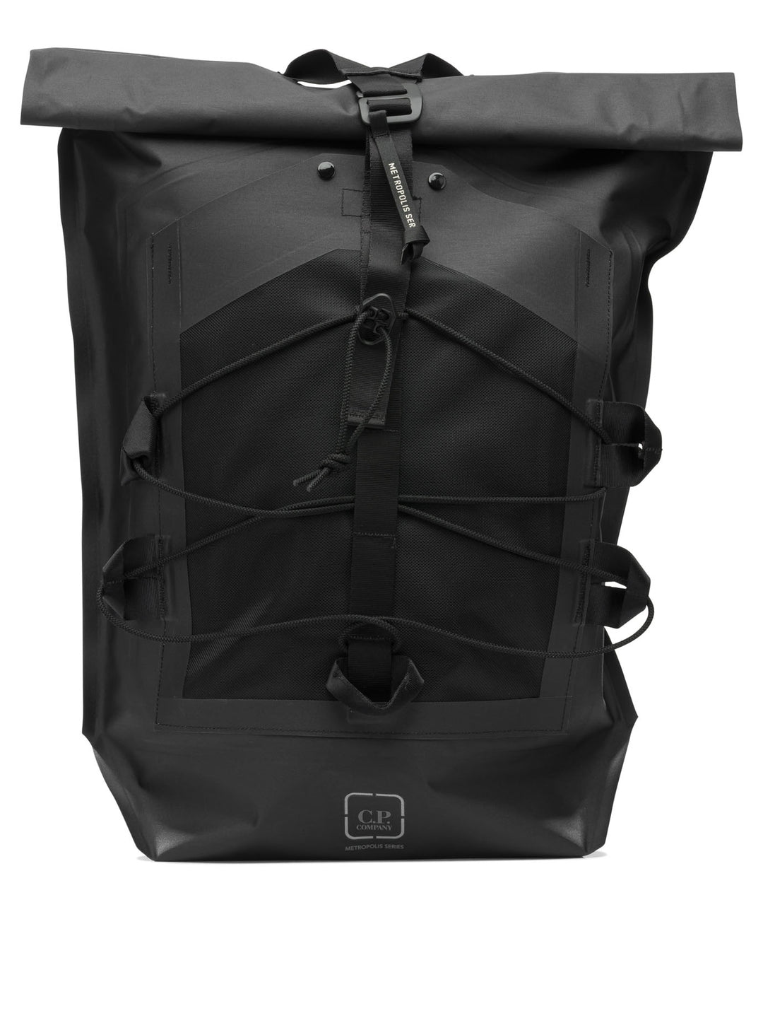 C.P. Company Metropolis Rubber Reps Mixed Backpacks & Travels - Black | f6619f9420b1c6e73375262383d58aef06ef29a5