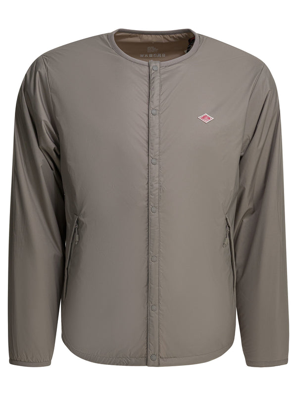 Lightweight Jacket With Logo Jackets And Coats Grey