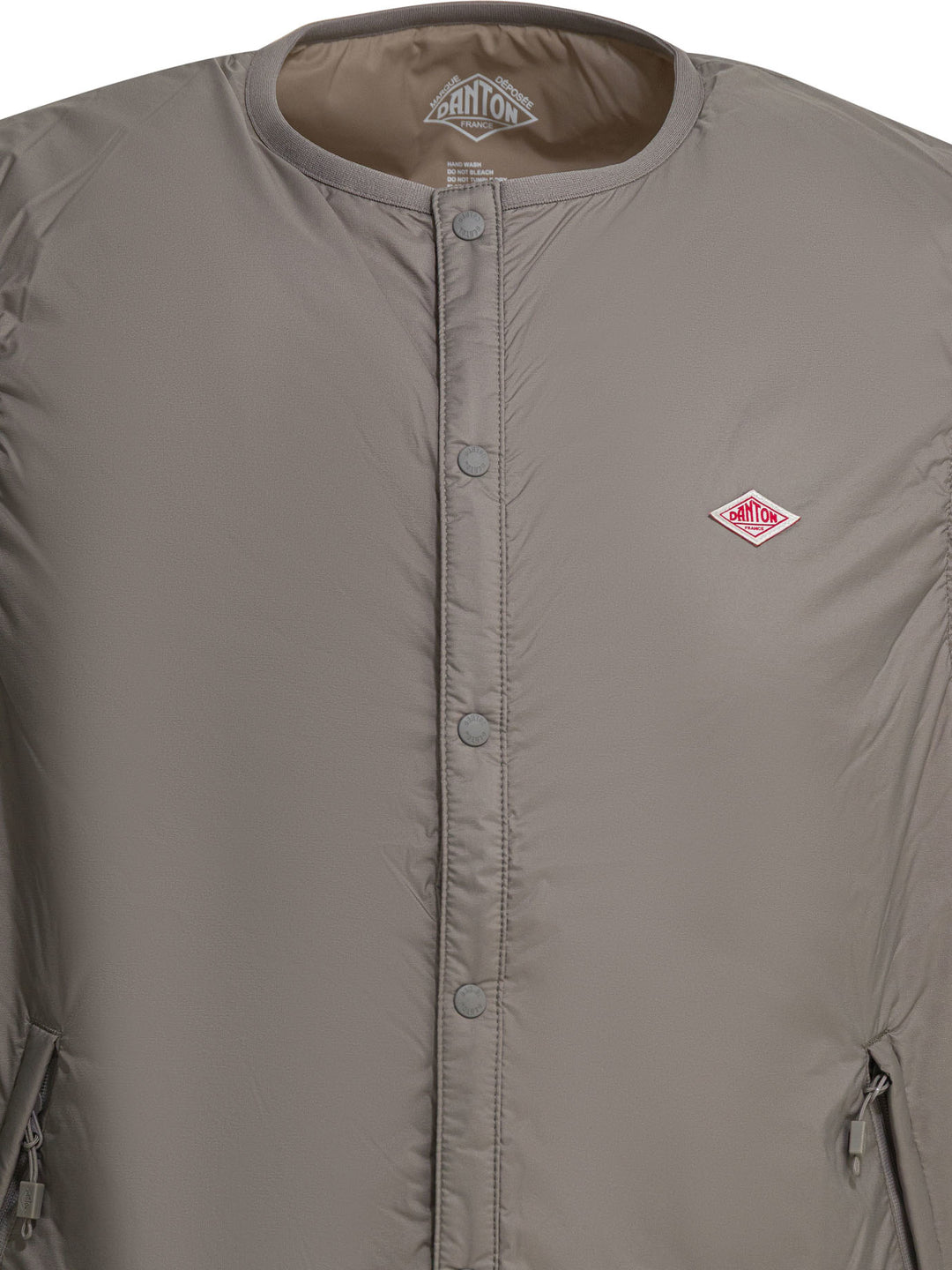 Danton Sleeveless Jacket With Logo Jackets and Coats - Grey | 7a479594c38201ba2f4527e939a484a01f4c113c