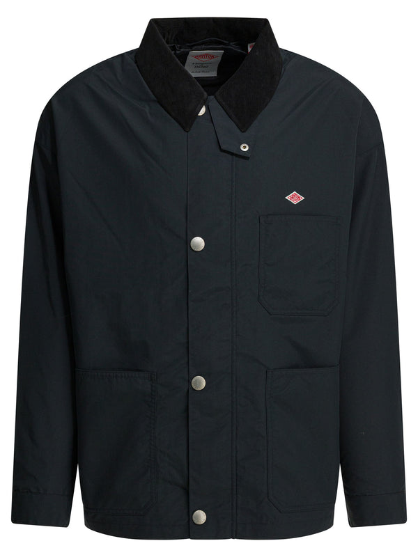 Lightweight Jacket With Logo Jackets And Coats Black