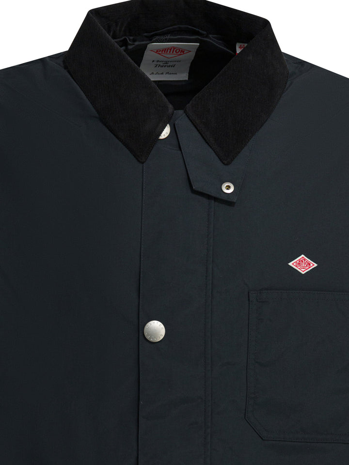 Danton Lightweight Jacket With Logo Jackets and Coats - Black | 1b9bdfeb1e0d8862cba3f000c6e291f7ff63d027