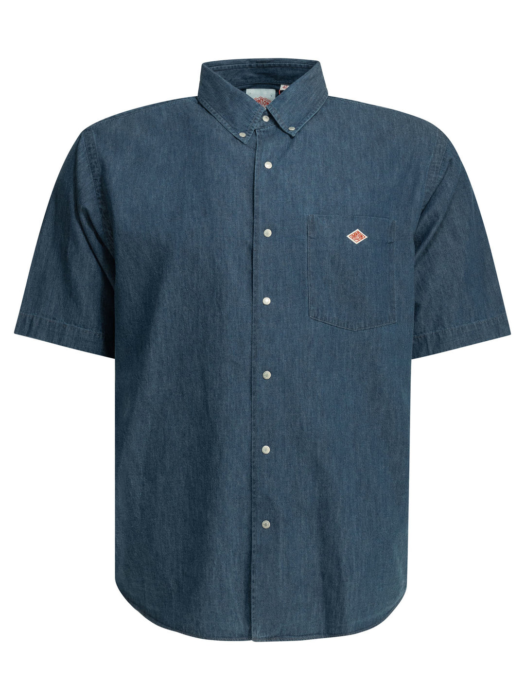 Danton Casual Denim Shirt Shirts - Blue | cb2a687a82009af2d7848ff35ed5474161061318