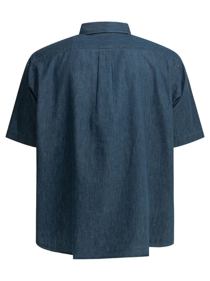 Danton Casual Denim Shirt Shirts - Blue | a90e7eab570025c1679deb747d6c619f32398958