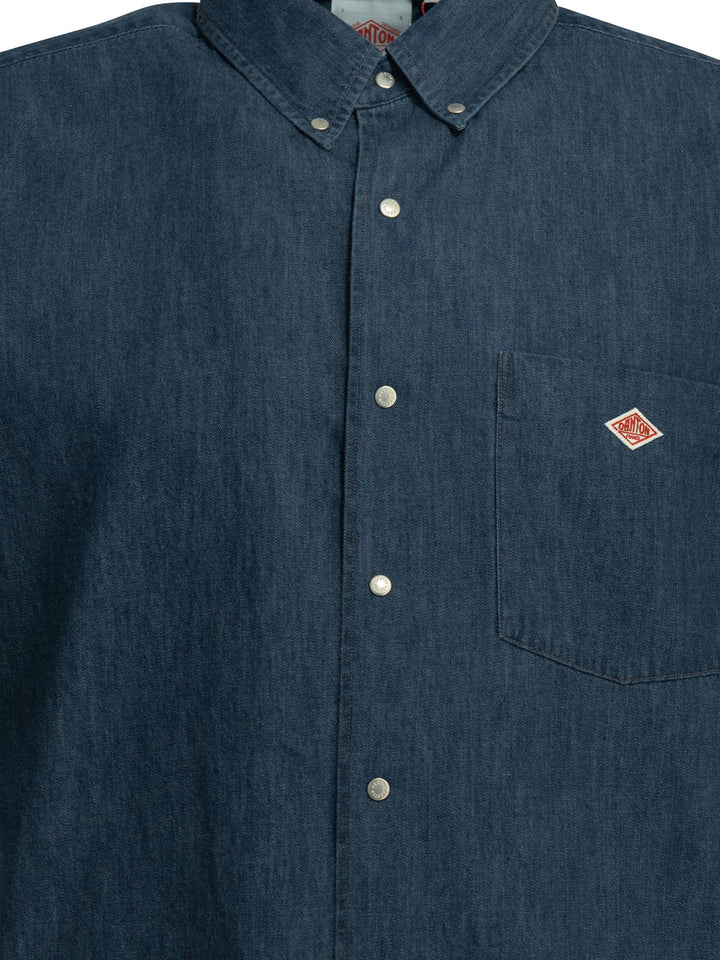 Danton Casual Denim Shirt Shirts - Blue | 68c16b135507c6bff2c3bf31573b72e3f63697ba