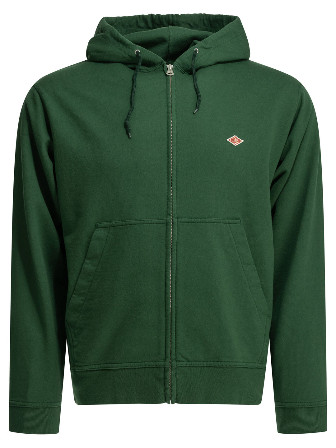 Danton Zipper Hoodie Sweatshirts - Green | 06f208459b6802547828b808b5fc3abb6587247f