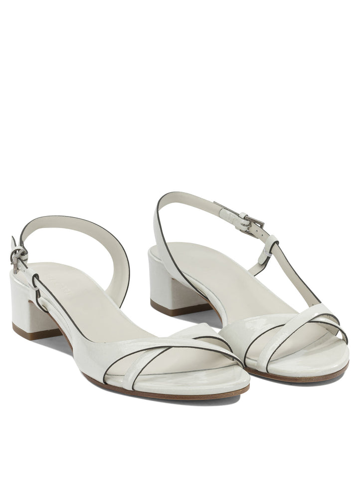 Del Carlo  Sandals - White | b2f46db2baf107dcfd0cb1b661df269a55452717