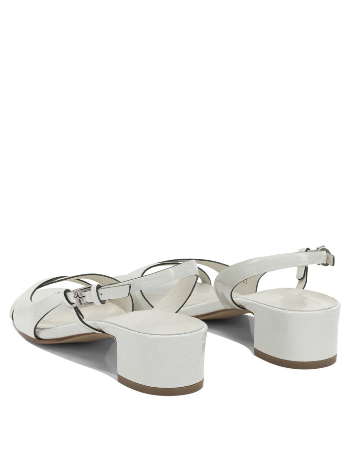 Del Carlo  Sandals - White | feff2a3c1d47d2f35bcaa79b8fec09cf7a08ff1d