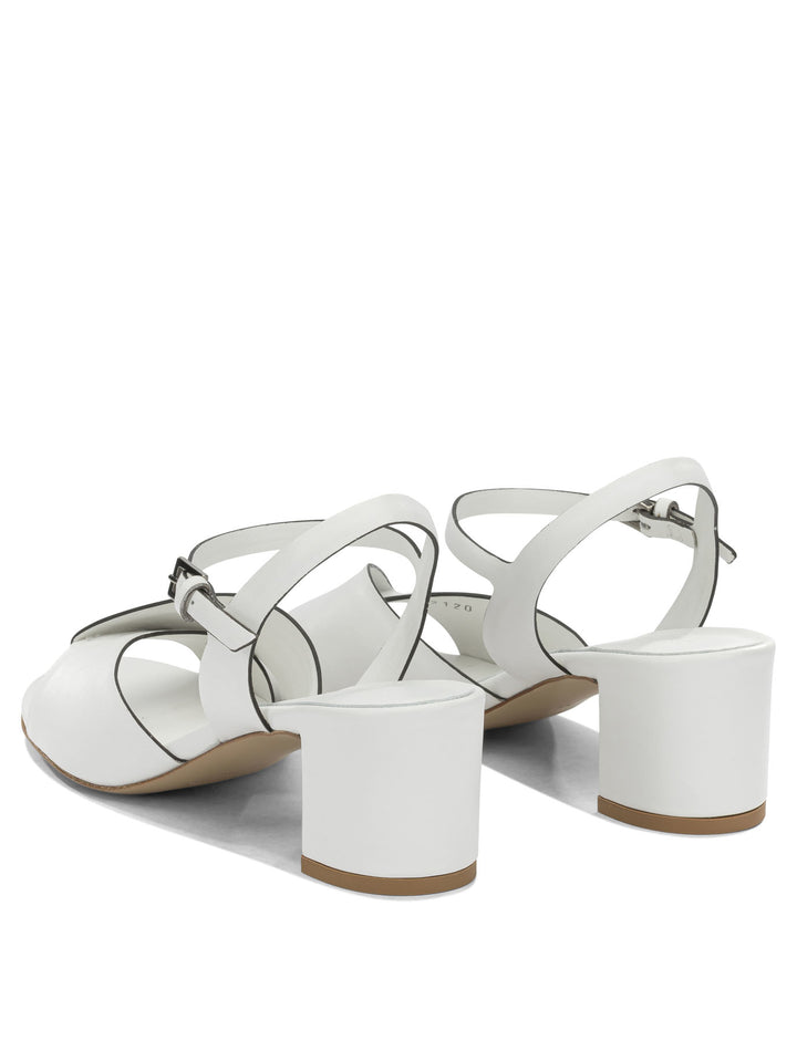 Del Carlo  Sandals - White | 0dd3b9b8f1b797f5b766d59294c2d8410cf39463