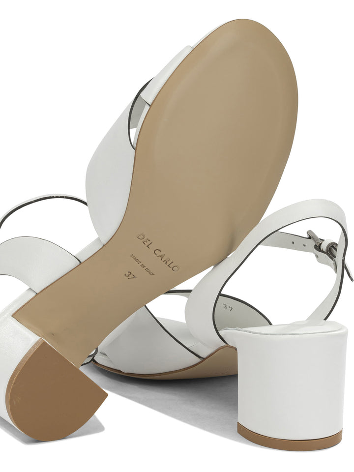 Del Carlo  Sandals - White | d3e4667afd35c227889f15b1ff683d1b09ded13f