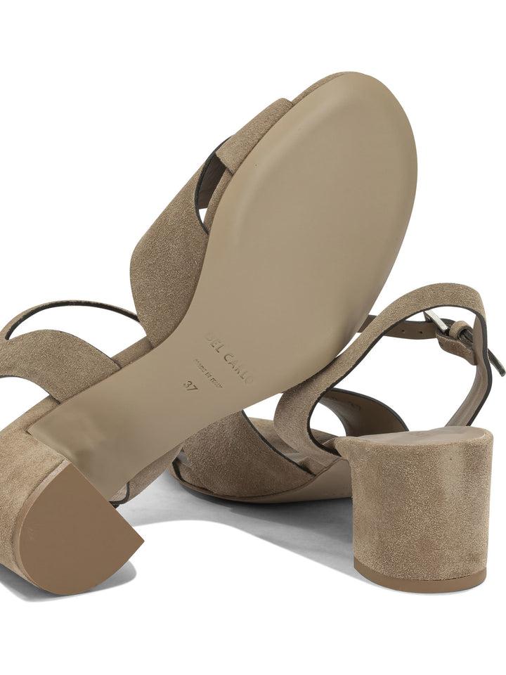 Del Carlo  Sandals - Beige | 2c9044bbcb209fa186eab779eff2a5ad438d0fb3
