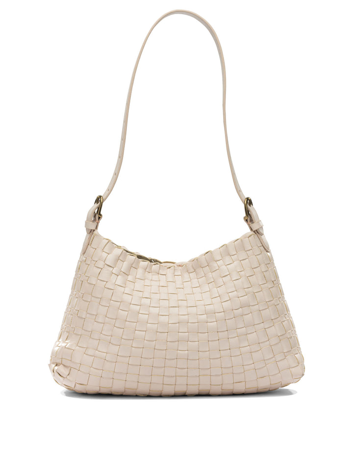 Dragon Diffusion Hobo Salvage Shoulder Bags - Beige | f1782caed7eb24c586f07434659af3e7cb6e0db9