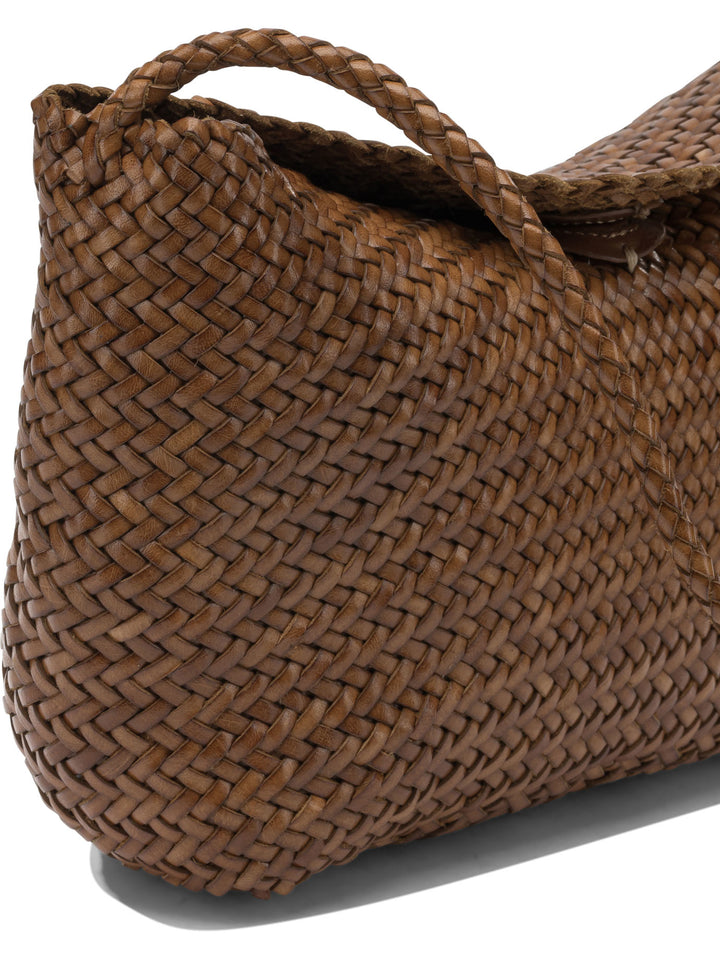 Dragon Diffusion Corsina Shoulder Bags - Brown | df12b7ba93824d3102d51d899d42e8c15f27d3eb