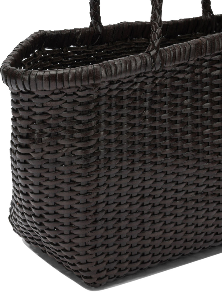 Dragon Diffusion B Weave Shoulder Bags - Brown | 16238fbc824077a2447f9d98f4347c7024546377