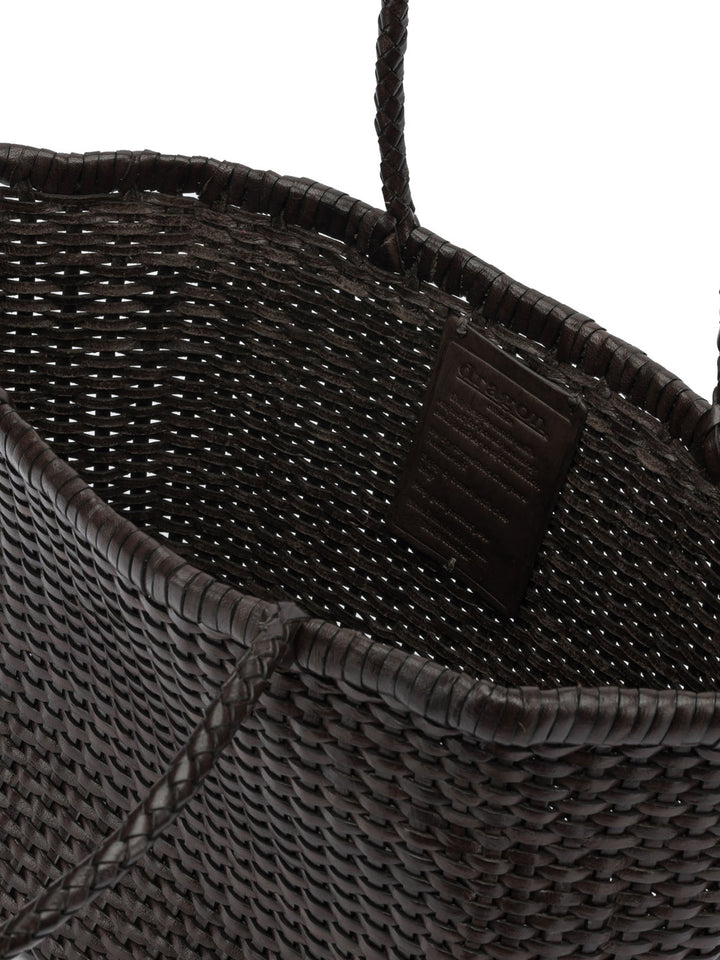 Dragon Diffusion B Weave Shoulder Bags - Brown | 74f5c1f94cb89a95b5b45eba0c9fa38bd0a30fdf