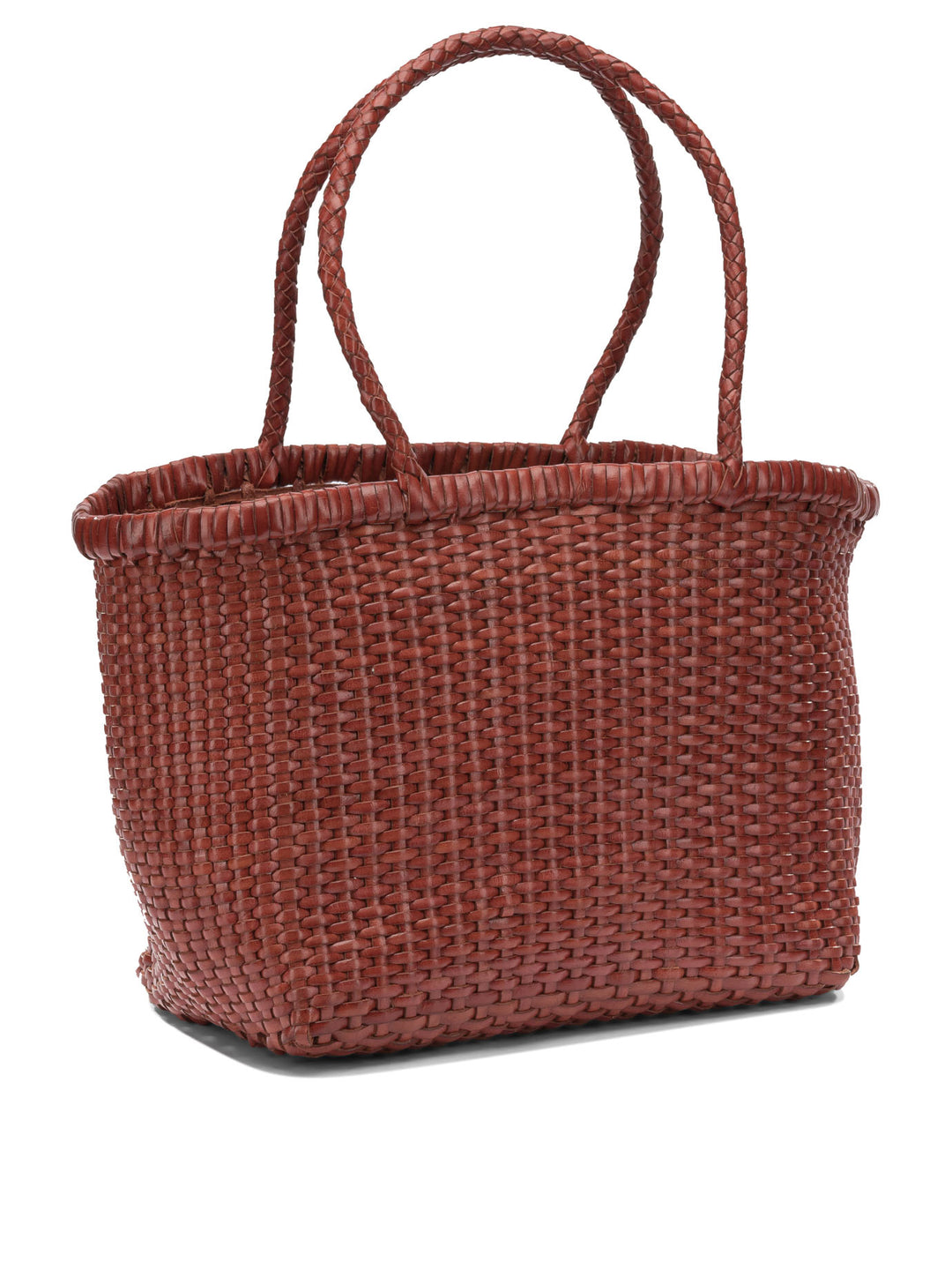 Dragon Diffusion B Weave Shoulder Bags - Red | 8055c9e673ff25dd8deda26330212c4e5d970712