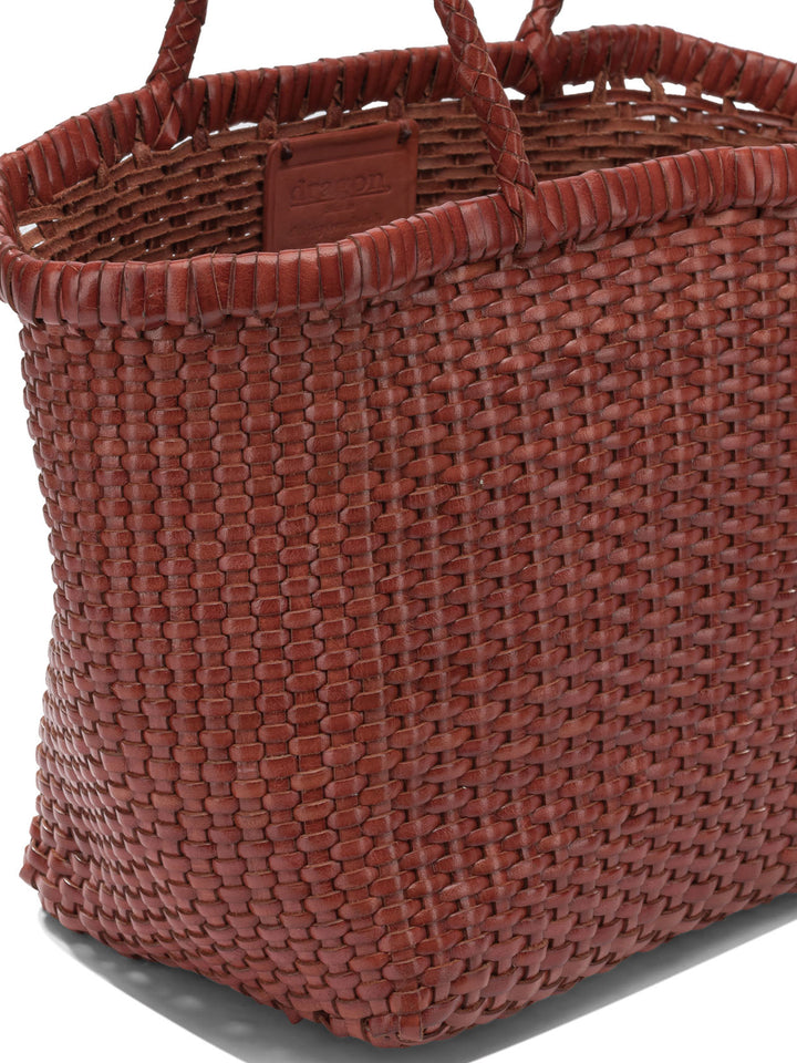 Dragon Diffusion B Weave Shoulder Bags - Red | 87fe1b5aea59ab4f4c482ee26fe240a5a7e3e996
