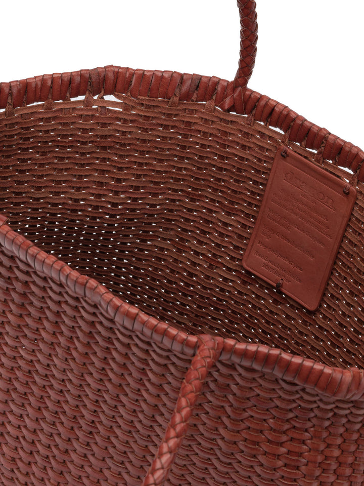 Dragon Diffusion B Weave Shoulder Bags - Red | 61b8a237dff44dbf14709fd102ee1f08c84285e8