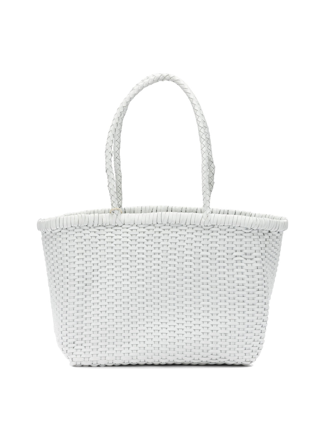 Dragon Diffusion B Weave Shoulder Bags - White | 4d2efadf7720c872c22f373baf661321092b3055