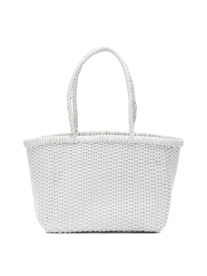 Dragon Diffusion B Weave Shoulder Bags - White | 4d2efadf7720c872c22f373baf661321092b3055