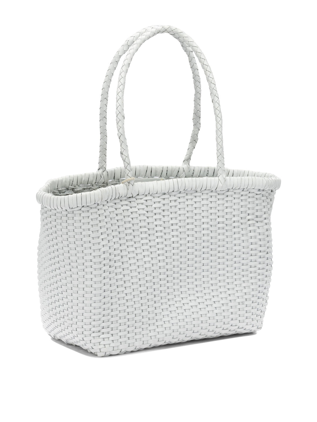 Dragon Diffusion B Weave Shoulder Bags - White | 14fec6b2f22546a60ed1972a33e49bc497a88606