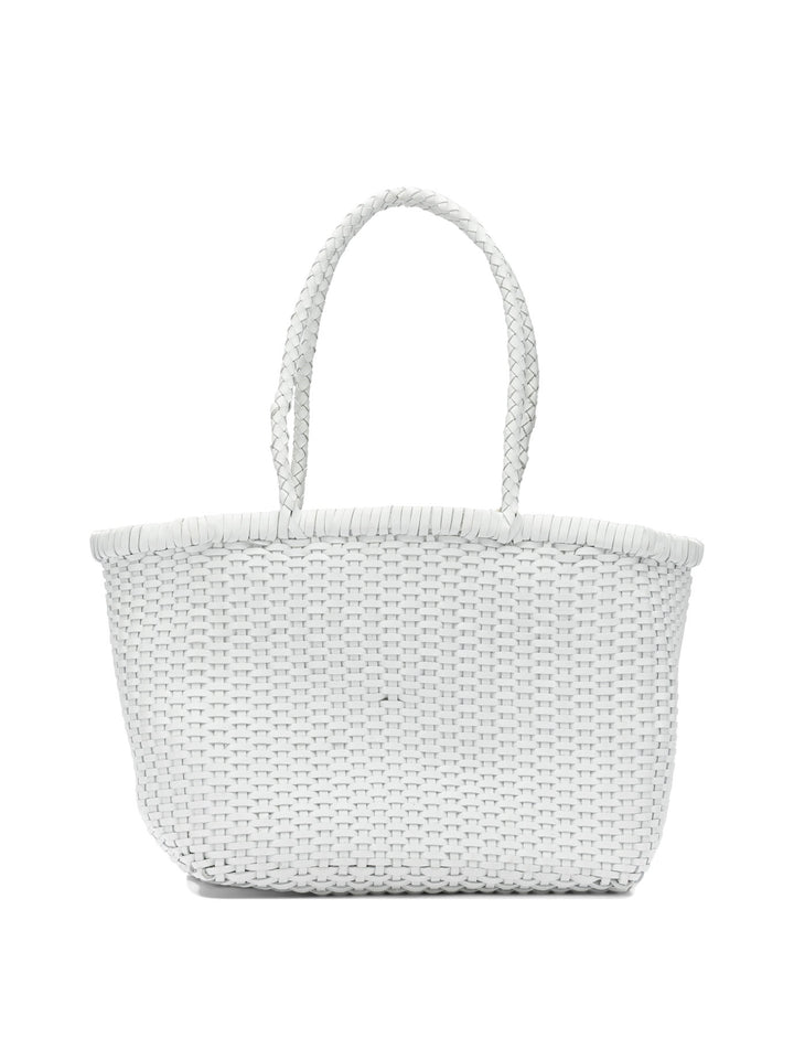 Dragon Diffusion B Weave Shoulder Bags - White | 30237e1e32b2e953570c1b4a731f8d3ceffe8144