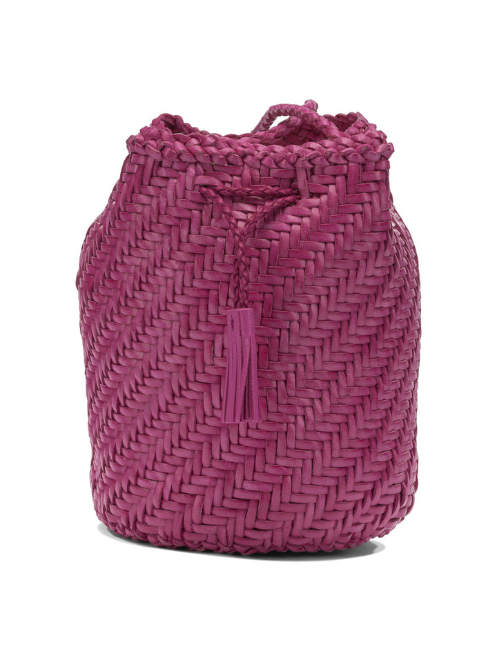 Dragon Diffusion Pompom Double Jump Crossbody Bags - Fuchsia | 5adc5fb0b5b715bc98f7aa1ab45cfc2f720a42ef