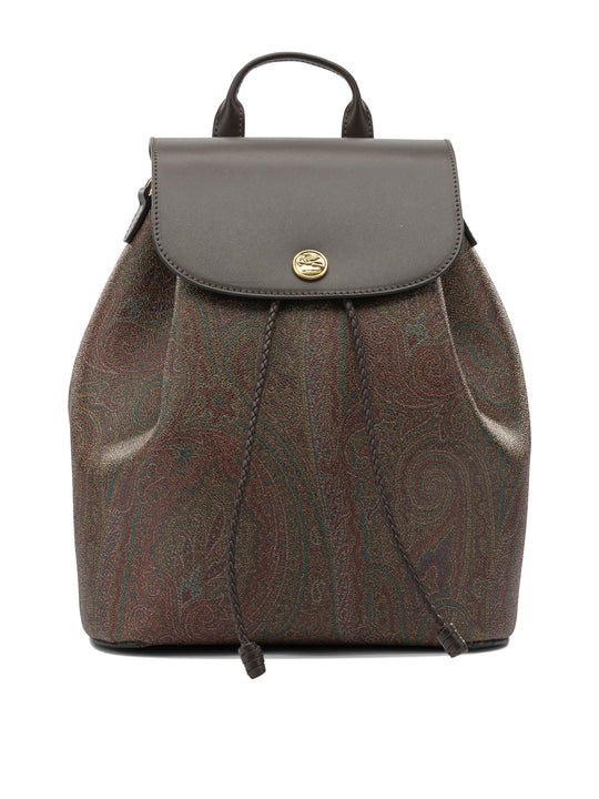 Etro Essential Backpacks & Travels Brown