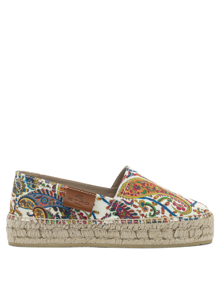 Etro Cotton Espadrilles - White | 1b22e5949fb2b66d9fdbf73b9d715b56ebd7b312