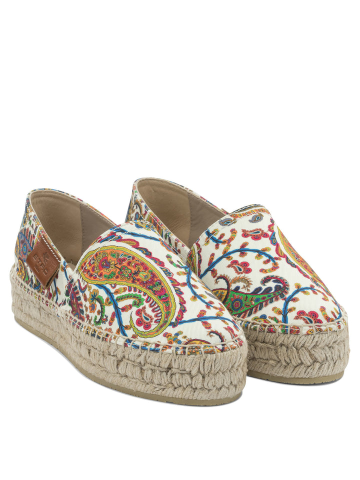Etro Cotton Espadrilles - White | 19545ad1c665069cebbb39b88613d1e6915fa08b
