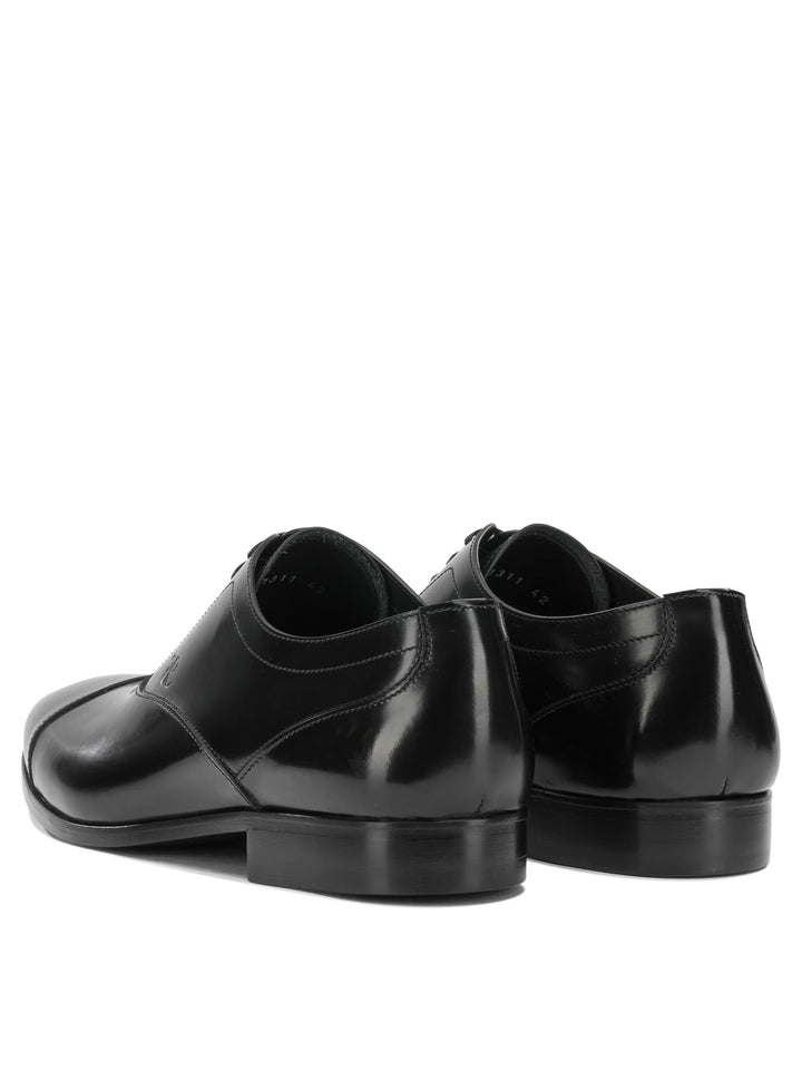 Fabi Leather Brogues Lace-Up shoes - Black | bba8b3c27eaa757697ecd1833e01161f5884eb83