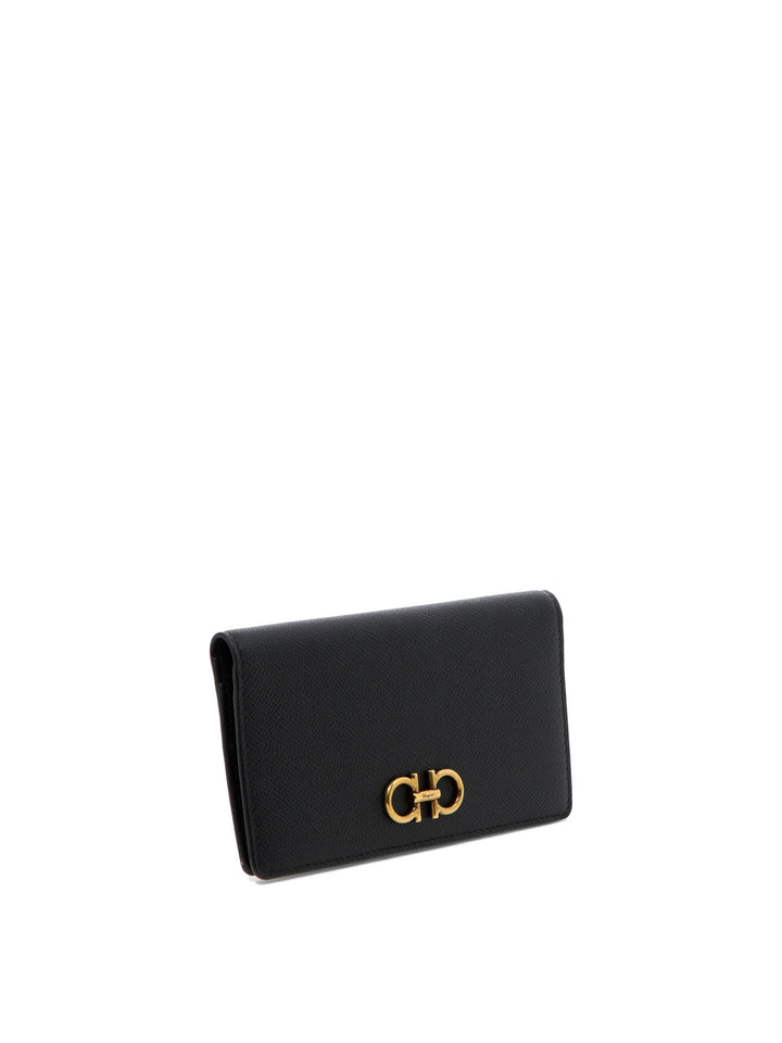 Ferragamo Gancini Wallets & Card holders - Black | 5b38972b510c5d12e9dbf4705aa4427e632f1151