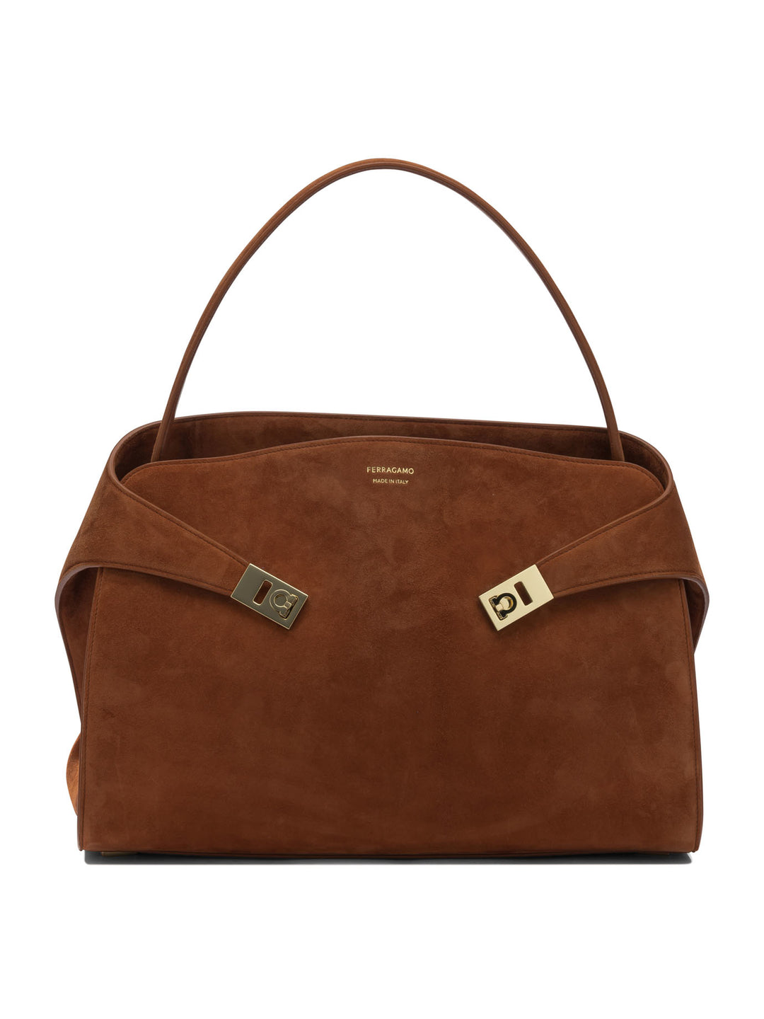 Ferragamo Hug Shoulder Bags - Brown | 77cecefe2ef6aef189ebbe7c93c7bb75dd3ca04a