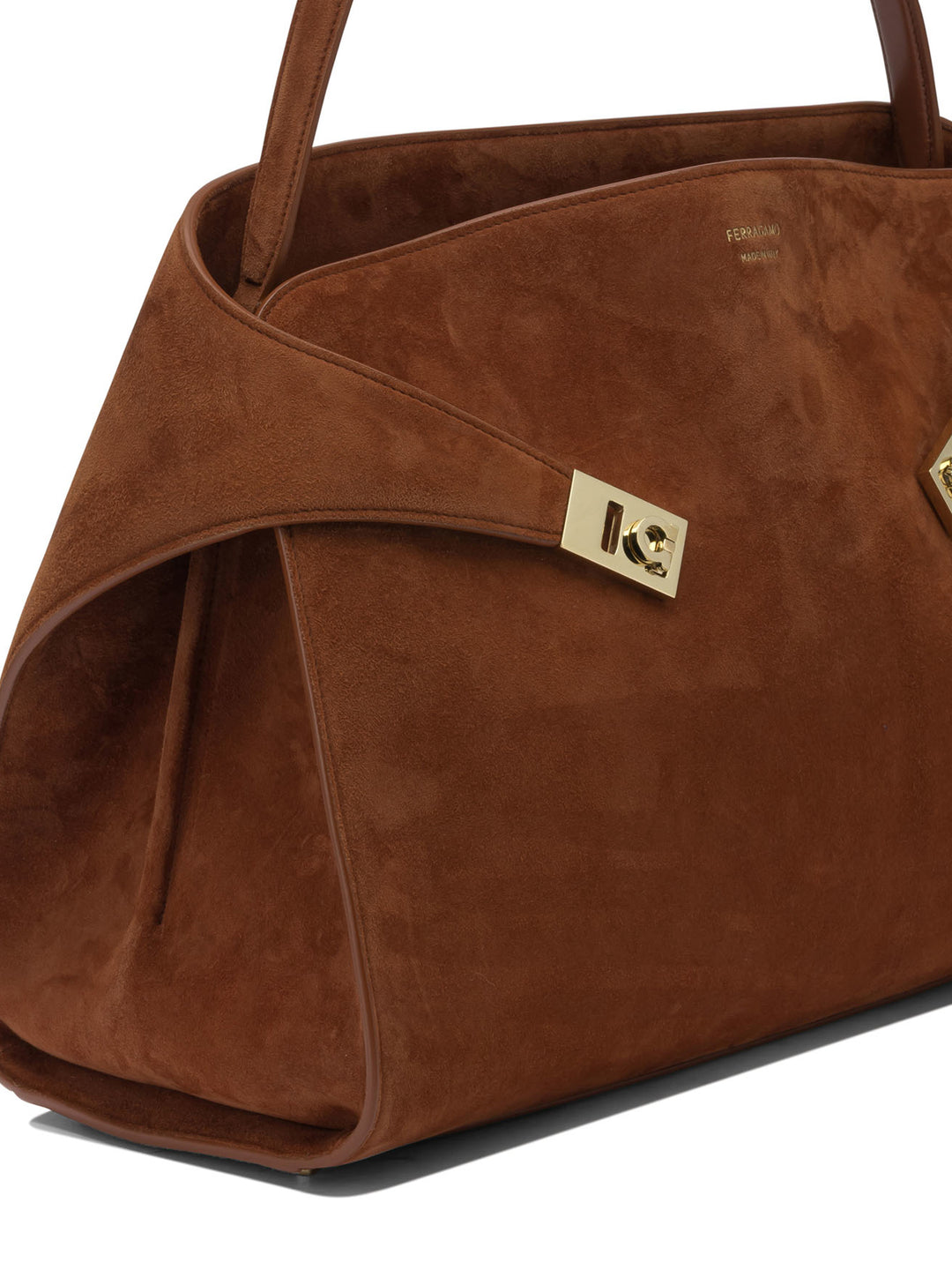 Ferragamo Hug Shoulder Bags - Brown | 357701324d3e72e2e175f70bbe9a1faec2e2a8ec