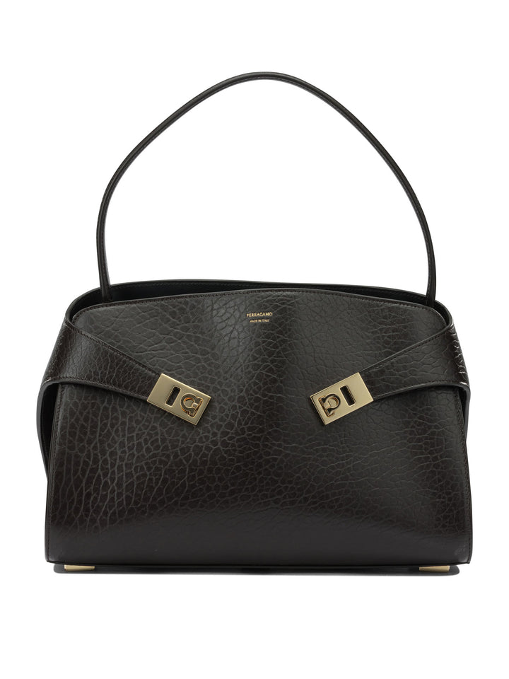 Ferragamo Hug Handbags - Brown | 2d1bf4aa0896a34323a82a3d8832517f4b933812