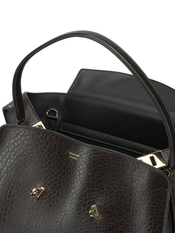 Ferragamo Hug Handbags - Brown | d91ca0f5f68b4449fec2b686c264dadd8e820dad