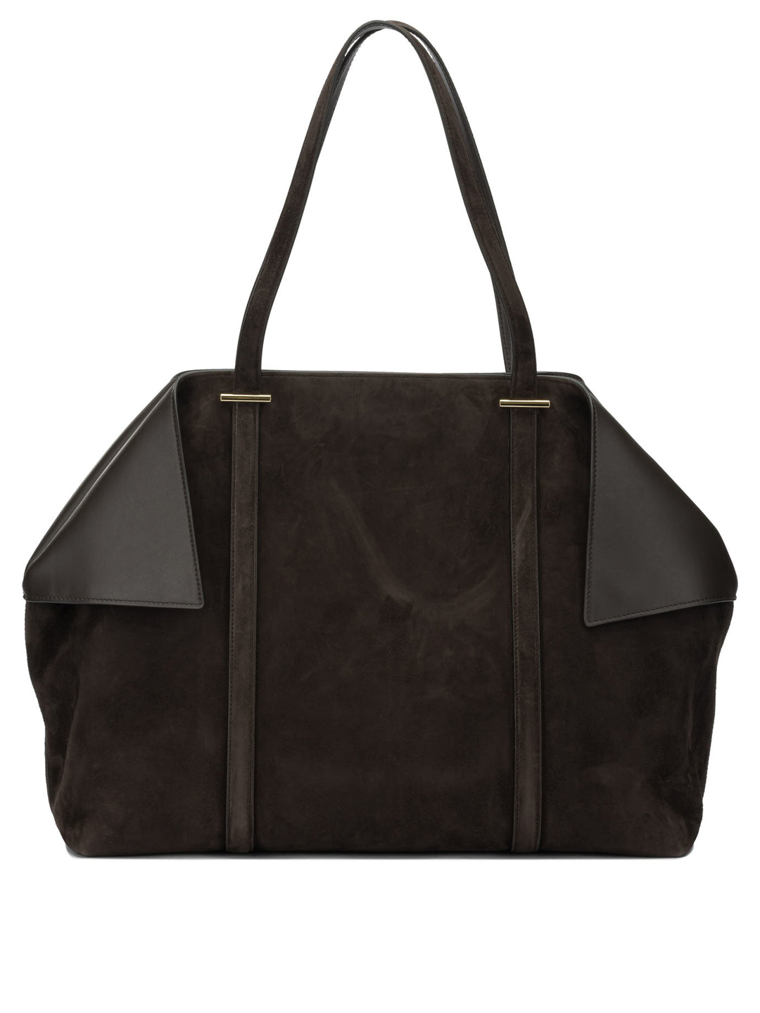 Ferragamo Large Suede Shoulder Bag Shoulder Bags - Brown | aac8ac6b0bd7a2176888078bec351ffdcc1a9424