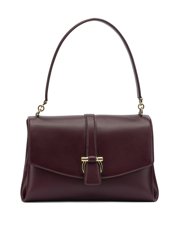 Ferragamo Leather Handbag Handbags - Bordeaux | 3222cca8f0e907ae08a3407c044cedc40238f141